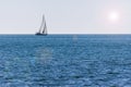 Sailing on the blue sea - photograph