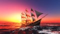 Sailing boat Royalty Free Stock Photo