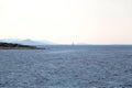 Sailing Boat and Adriatic Sea