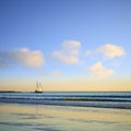 Sailing Boat Cable Beach Broome Australia Royalty Free Stock Photo