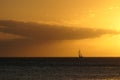 Sailing boat catching the tradewinds Royalty Free Stock Photo