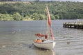 Sailing Boat, Coniston Water, Lake District Royalty Free Stock Photo