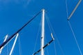 Sailing Boat Detail Outside Regatta Holiday Horizon