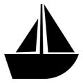 Sailing Boat Glyph icon