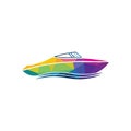 Sailing boat vector logo design. Royalty Free Stock Photo