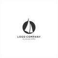 Sailing boat icon symbol ,vector illustration Royalty Free Stock Photo