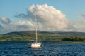 Sailing boat on Lough Derg, Ireland