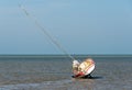 Beached Sailing Boat Royalty Free Stock Photo