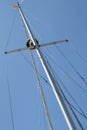 Sailing boat mast Royalty Free Stock Photo