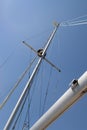 Sailing boat mast Royalty Free Stock Photo