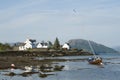 Sailing boat at Plockton. Royalty Free Stock Photo