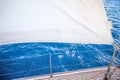 Sailing boat sails background Royalty Free Stock Photo