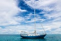 Sailing boat on the sea, Boracay Island, Philippines Royalty Free Stock Photo