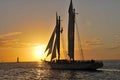 Sunset, Key West, Florida Royalty Free Stock Photo