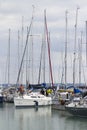 Sailing boats on the lake Balaton Royalty Free Stock Photo