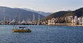 Sailing boats in marina. Tivat. Montenegro Royalty Free Stock Photo