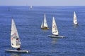 Sailing boats race
