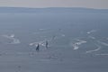 Sailing boats racing during Barcolana Royalty Free Stock Photo