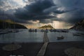 Sailing Boats before storm Royalty Free Stock Photo