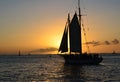 Sunset, Key West, Florida Royalty Free Stock Photo