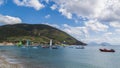 Sailing boats in Vasiliki Bay, Lefkada, Greece