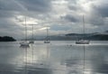 Sailing boats on Windermere Royalty Free Stock Photo