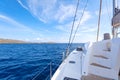 Sailing catamaran Royalty Free Stock Photo