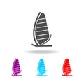 sailing catamaran icon. Elements of travel in multi colored icons. Premium quality graphic design icon. Simple icon for websites