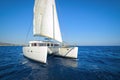 Sailing Catamaran Royalty Free Stock Photo