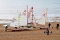 Sailing dinghies, St.Leonards-on-Sea