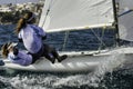 Sailing 420-14 Royalty Free Stock Photo