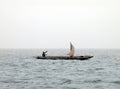 Sailing in Gambia. Africa.