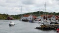 Koushamn Harbour on North Koster at Koster Islands archipelago in Sweden