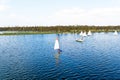 Sailing a Loosdrechtse Plassen Netherlands