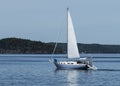 Sailing in Maine, USA