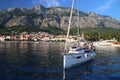 Sailing in Makarska, Croatia