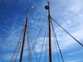 Sailing Masts Of Wooden Tallships