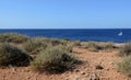 Sailing in the big Mediterranean Royalty Free Stock Photo