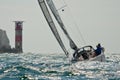 Sailing at the Needles