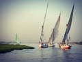 Sailing on the Nile, Luxor, Egypt Royalty Free Stock Photo