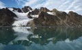 Landscapes of Svalbard / Spitsbergen Royalty Free Stock Photo