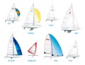 Sailing. Olympic sailboat classes