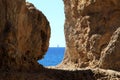 Sailing over the Atlantic Ocean along the Algarve