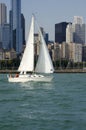 Sailing past the windy city