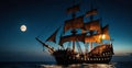 Flying Dutchman pirate ship