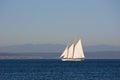 Sailing in Puget Sound Royalty Free Stock Photo