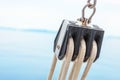 Sailing pulley Royalty Free Stock Photo