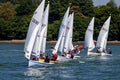 Sailing race at River Orwell, England