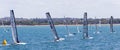 Sailing race cats with foils