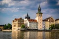 View from Vltava River in Prague